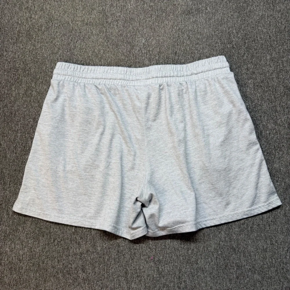 Pacific Trail Mens XL Heather Gray Athletic Lounge Shorts Drawstring Pockets